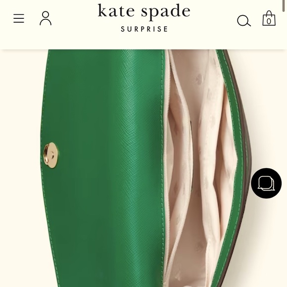 HOST PICK! KATE SPADE NWT Beautiful Green Crossbody Bag & Comes with Dust Bag! - Picture 5 of 7